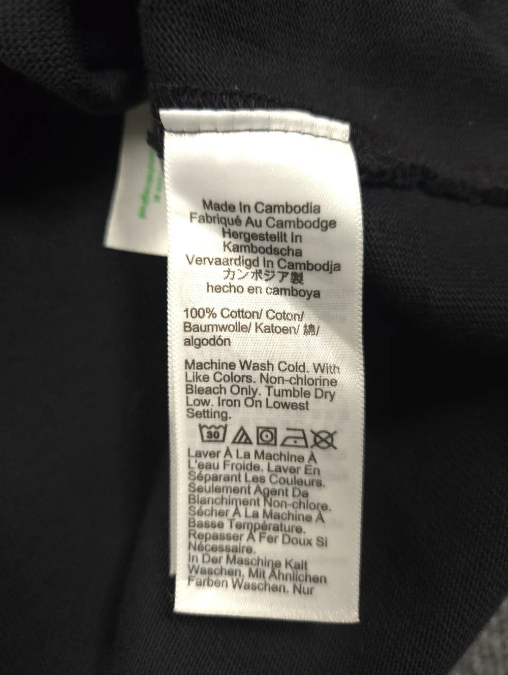 J.Crew Re-Imagined 100% Cotton QuarterZip Pullover Sweatshirt Black Men's Medium